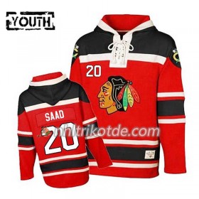Chicago Blackhawks Brandon Saad 20 Rot Sawyer Hooded Sweatshirt - Kinder